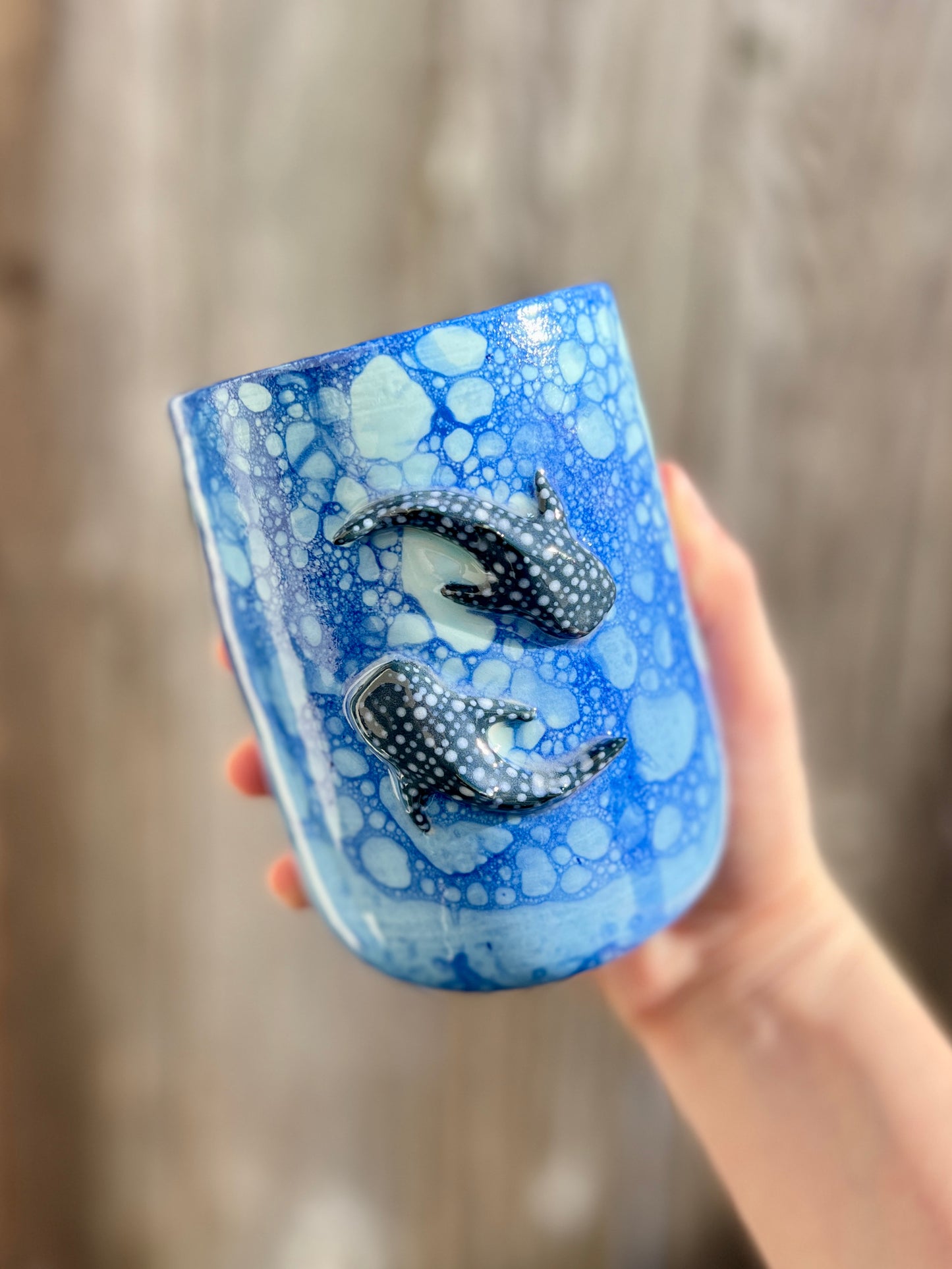 Yin Yang Whale Shark Tumbler (20oz)