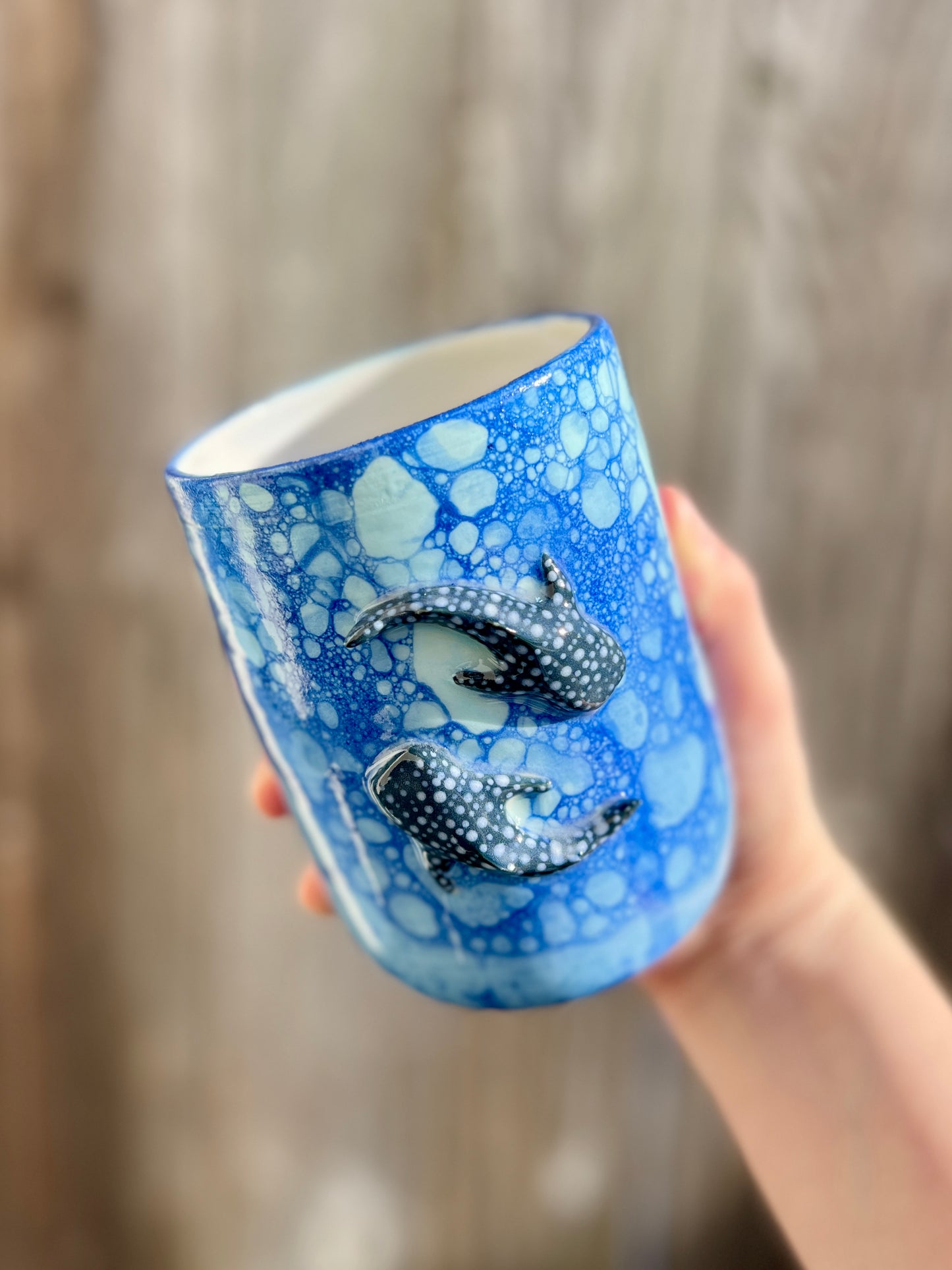 Yin Yang Whale Shark Tumbler (20oz)