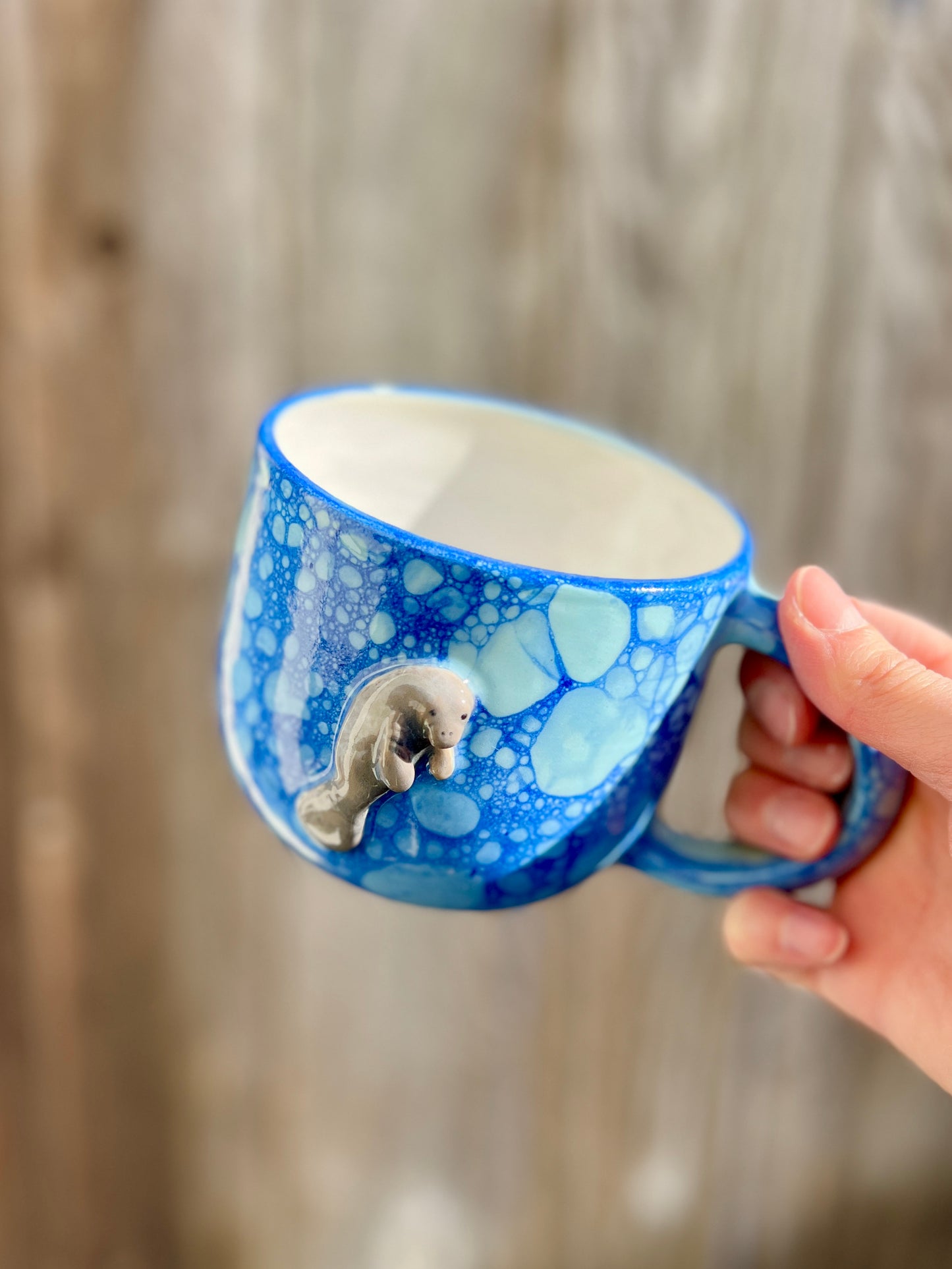 Sleepy Manatee Mug (16oz)