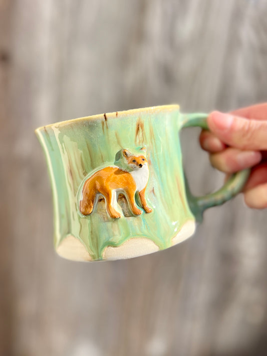 Mystic Fox Diner Mug (16oz) (Oopsie)