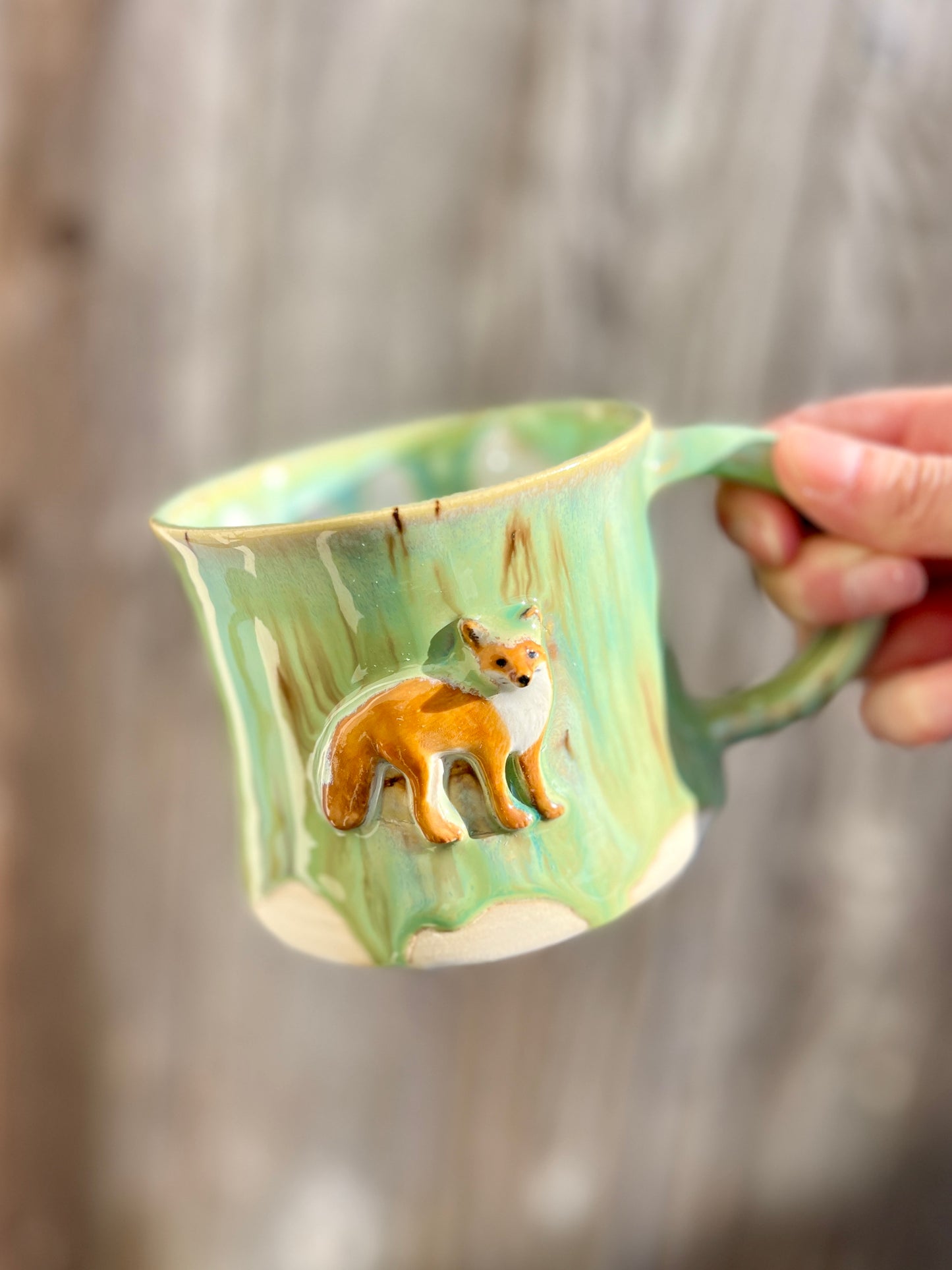 Mystic Fox Diner Mug (16oz) (Oopsie)