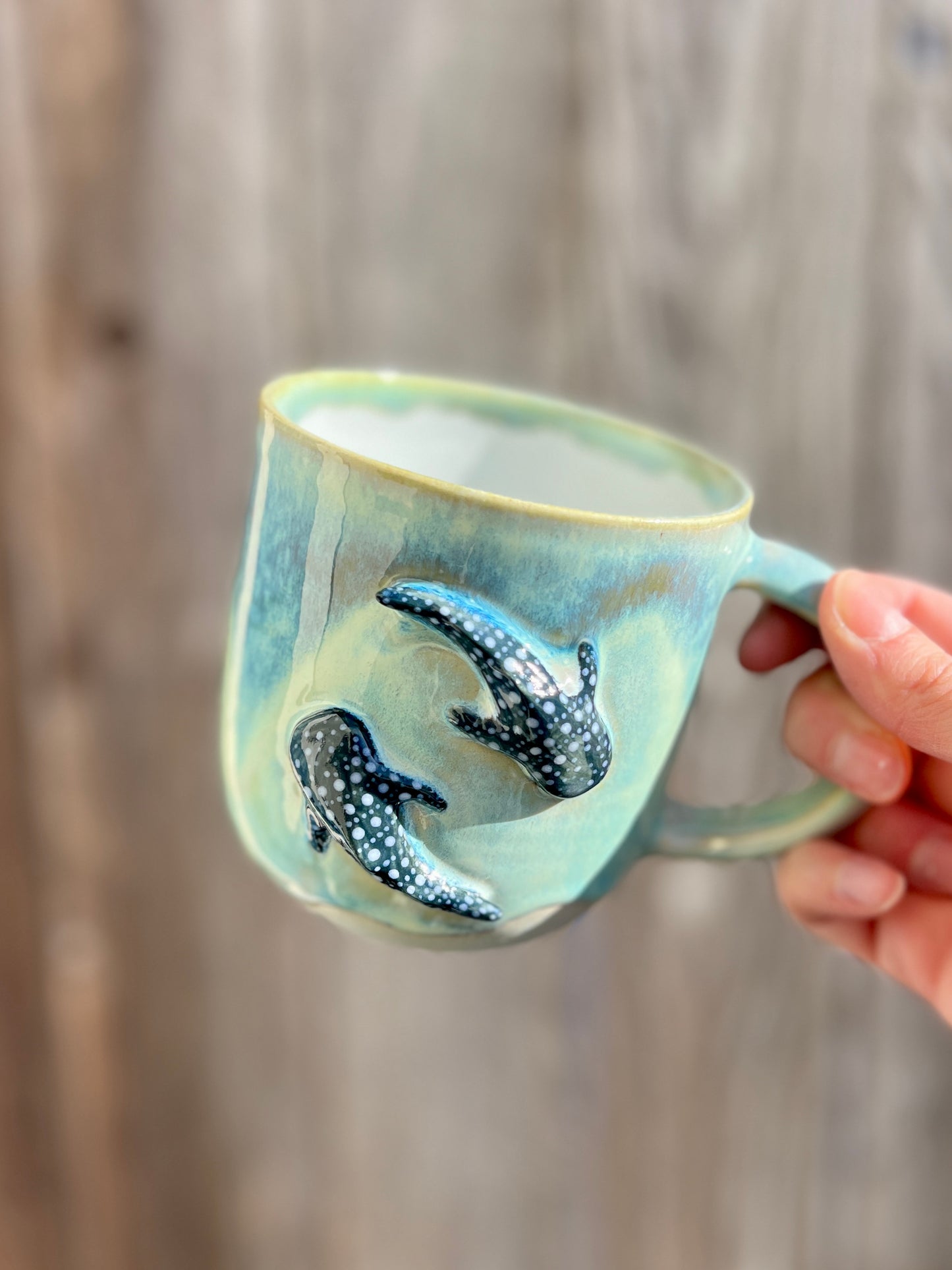 Ying Yang Whale Shark Mug (16oz)