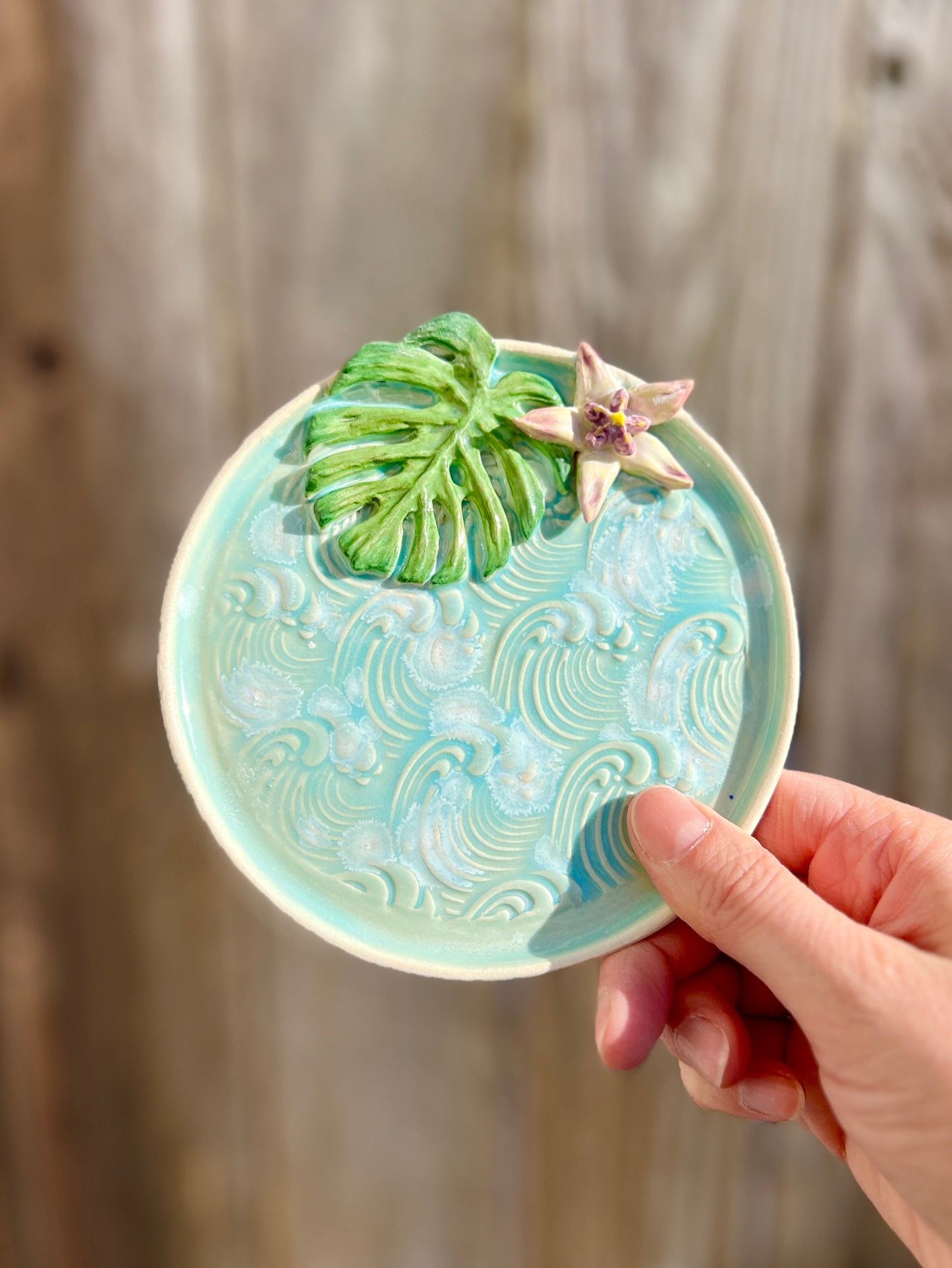 Monstera Trinket Dish