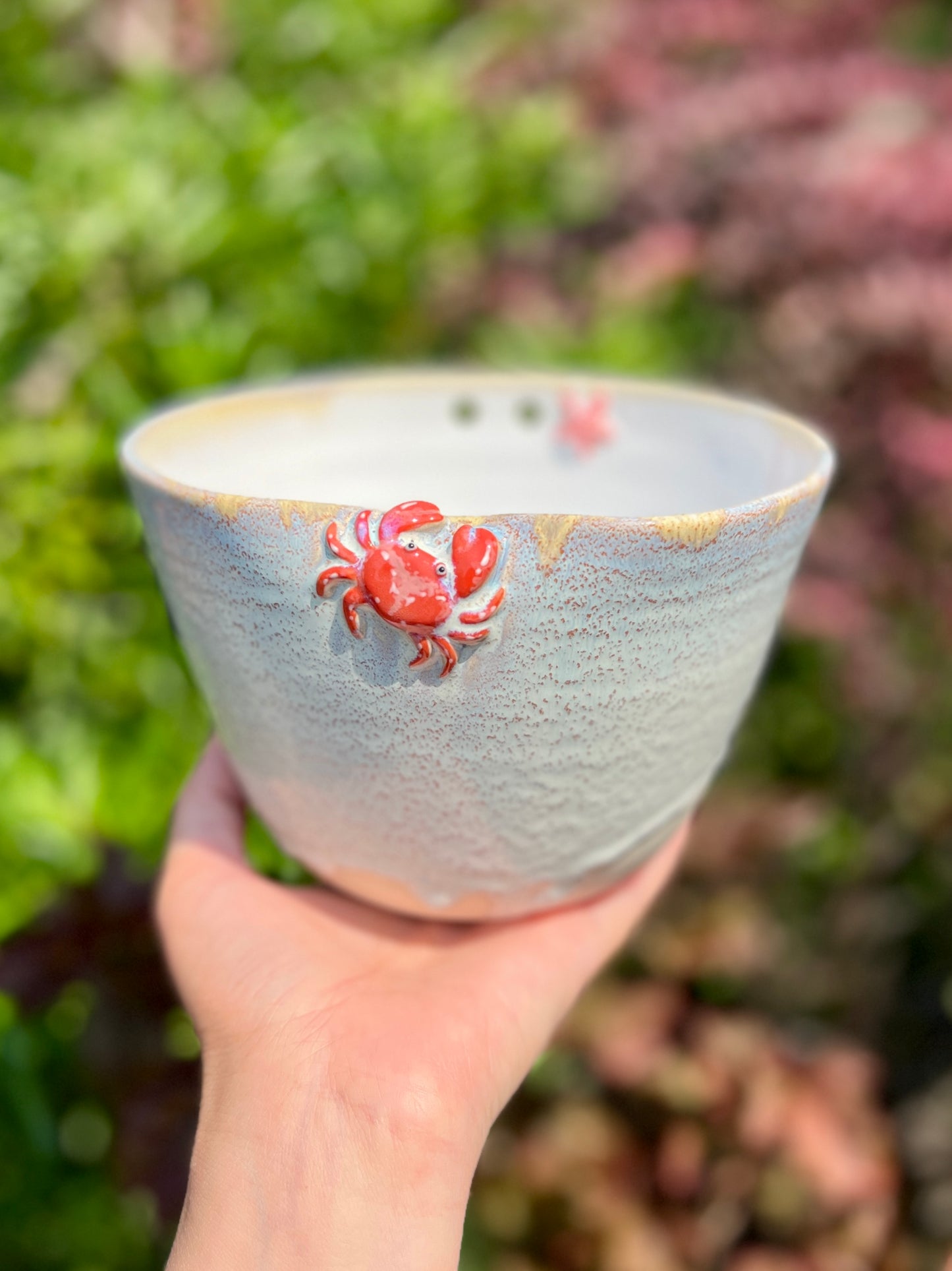 Crab Ramen Bowl (L2 Oopsie) with Chopstick Holder