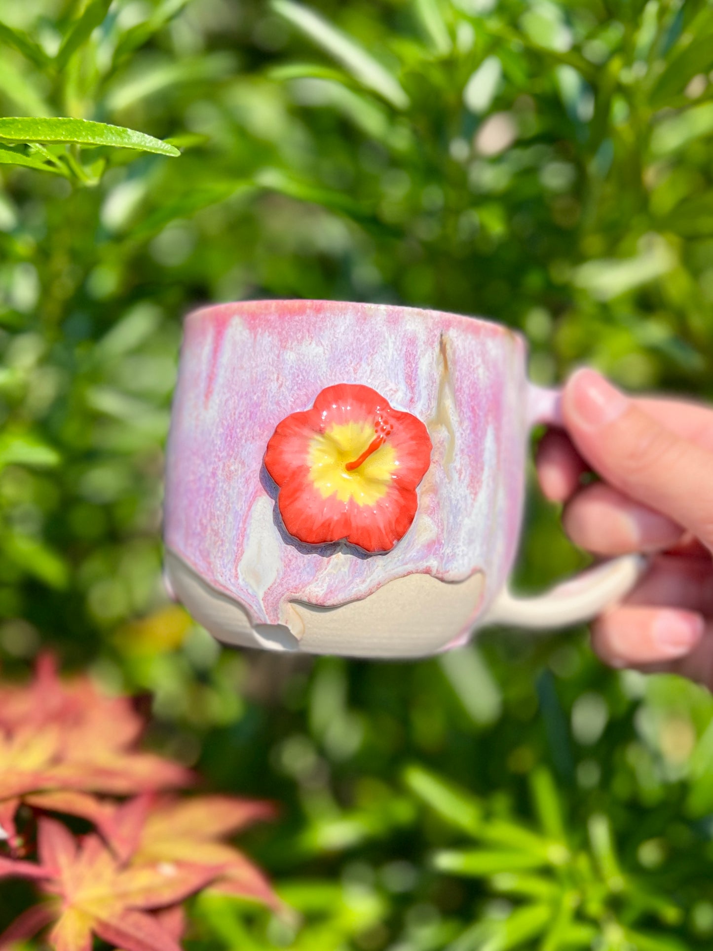 Hibiscus Mug (16oz) (L1 Oopsie)