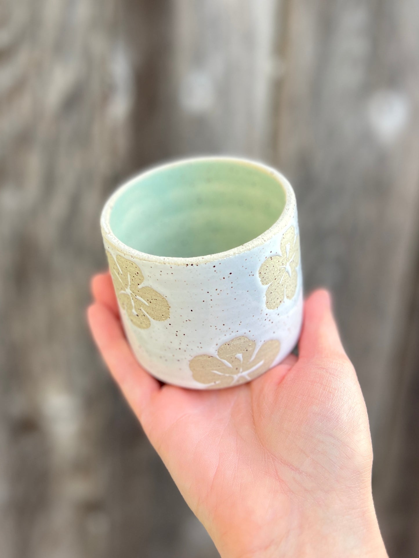 Hibiscus butter bell with blue inside