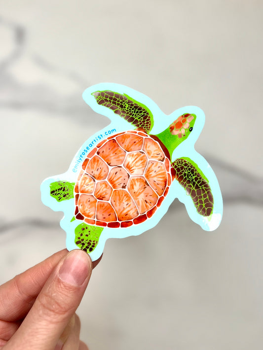 Honu Sticker (3.5")