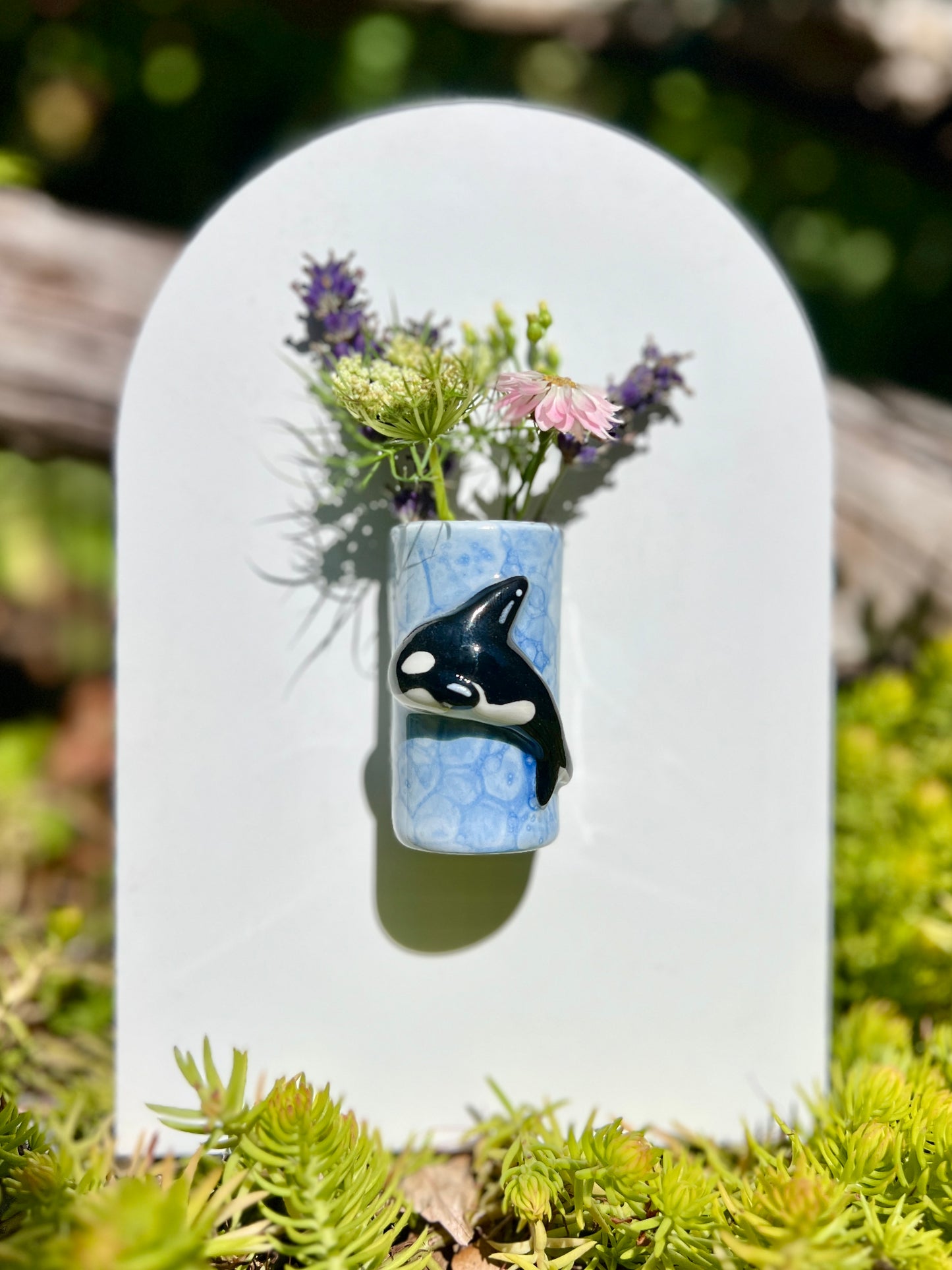 Orca Vase Fridge Magnet