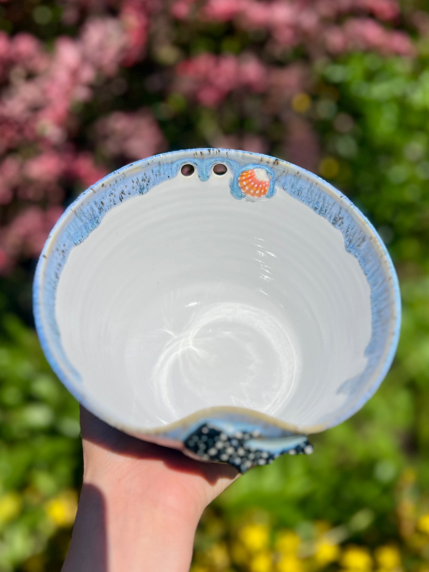 Whale Shark Ramen Bowl with Chopstick Holder