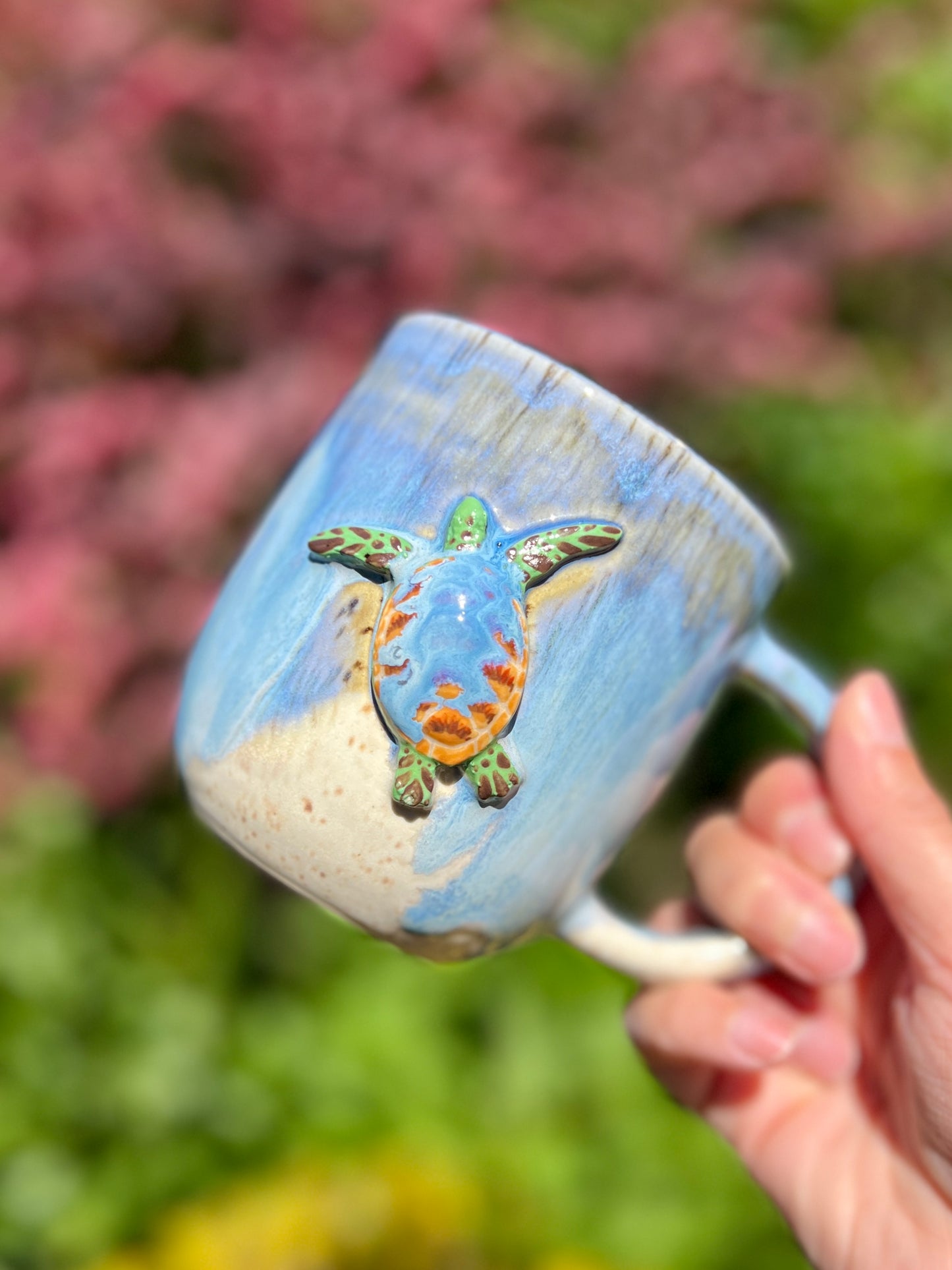 Swimming Magical Honu Mug (16-18oz) (L1 Oopsie)