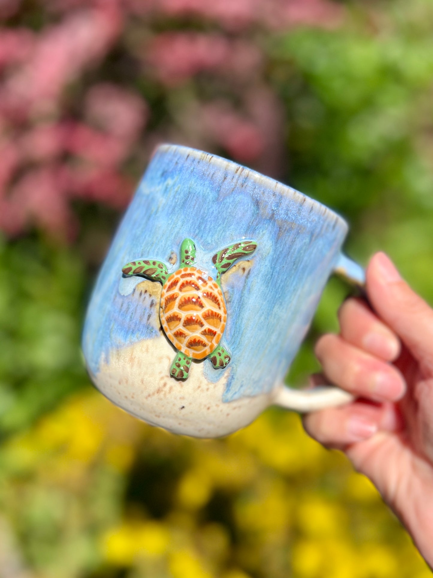Swimming Honu Mug (16-18oz)