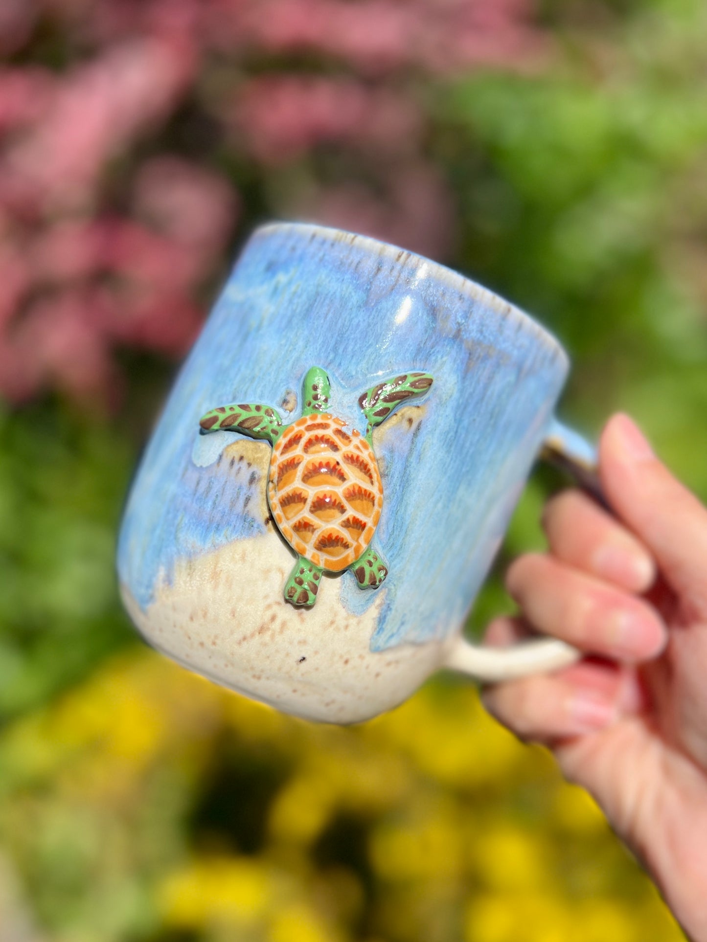 Swimming Honu Mug (16-18oz)