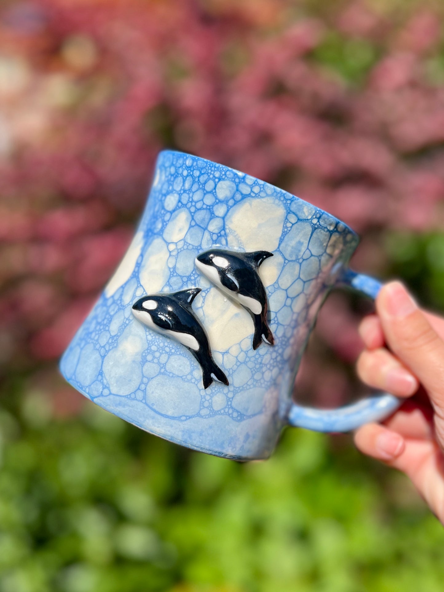 Double Orca Diner Mug (20oz)