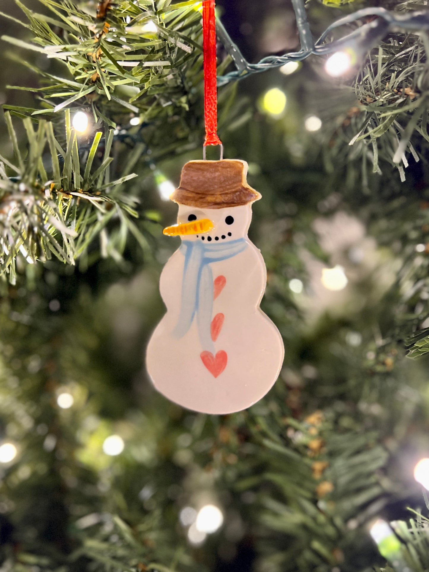 Frosty Snowman Christmas Ornament (3.5")
