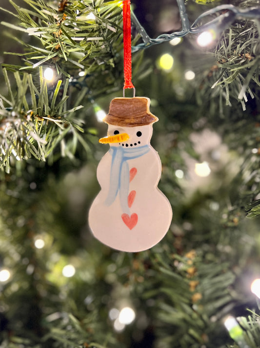Frosty Snowman Christmas Ornament (3.5")