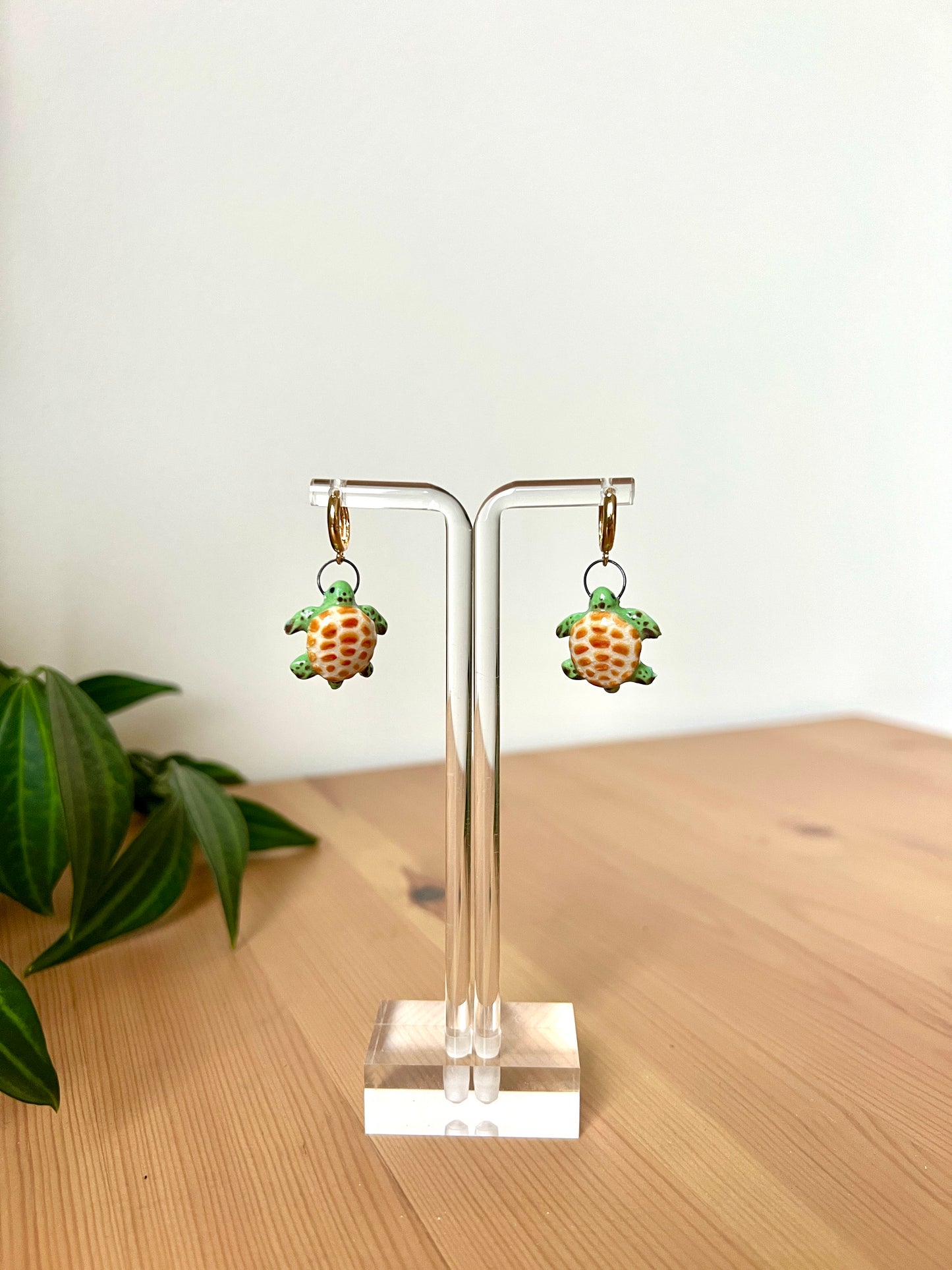 Honu Earrings - 18k Gold Plated
