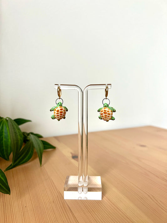 Honu Earrings - 18k Gold Plated