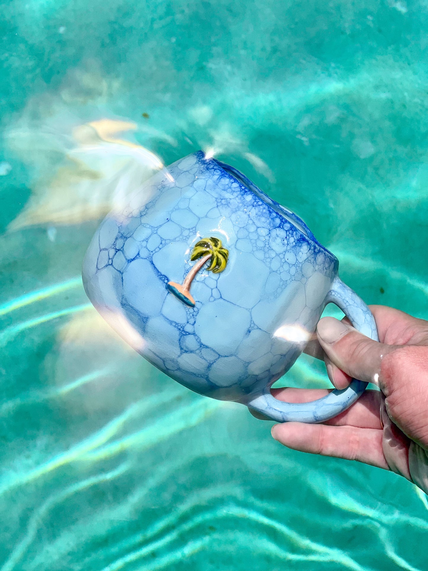 Ocean Palm Tree Mug