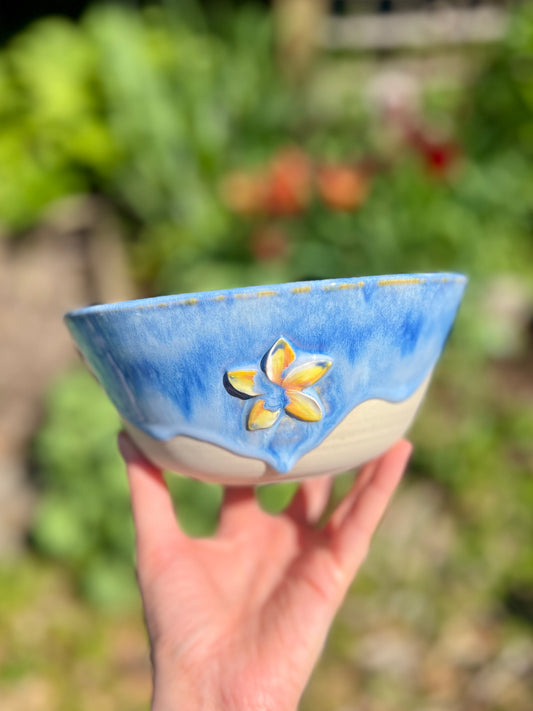 Floating Plumeria Ramen Bowl (L1 Oopsie)