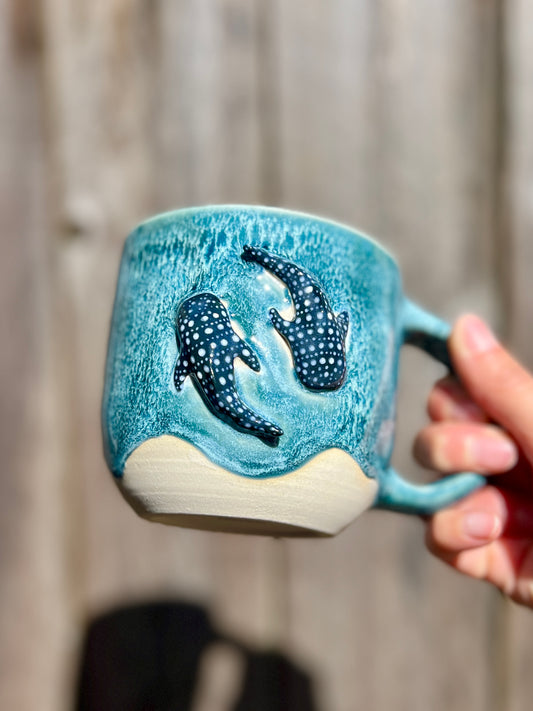 Double WhaleShark Mug - Whitewater (17oz)