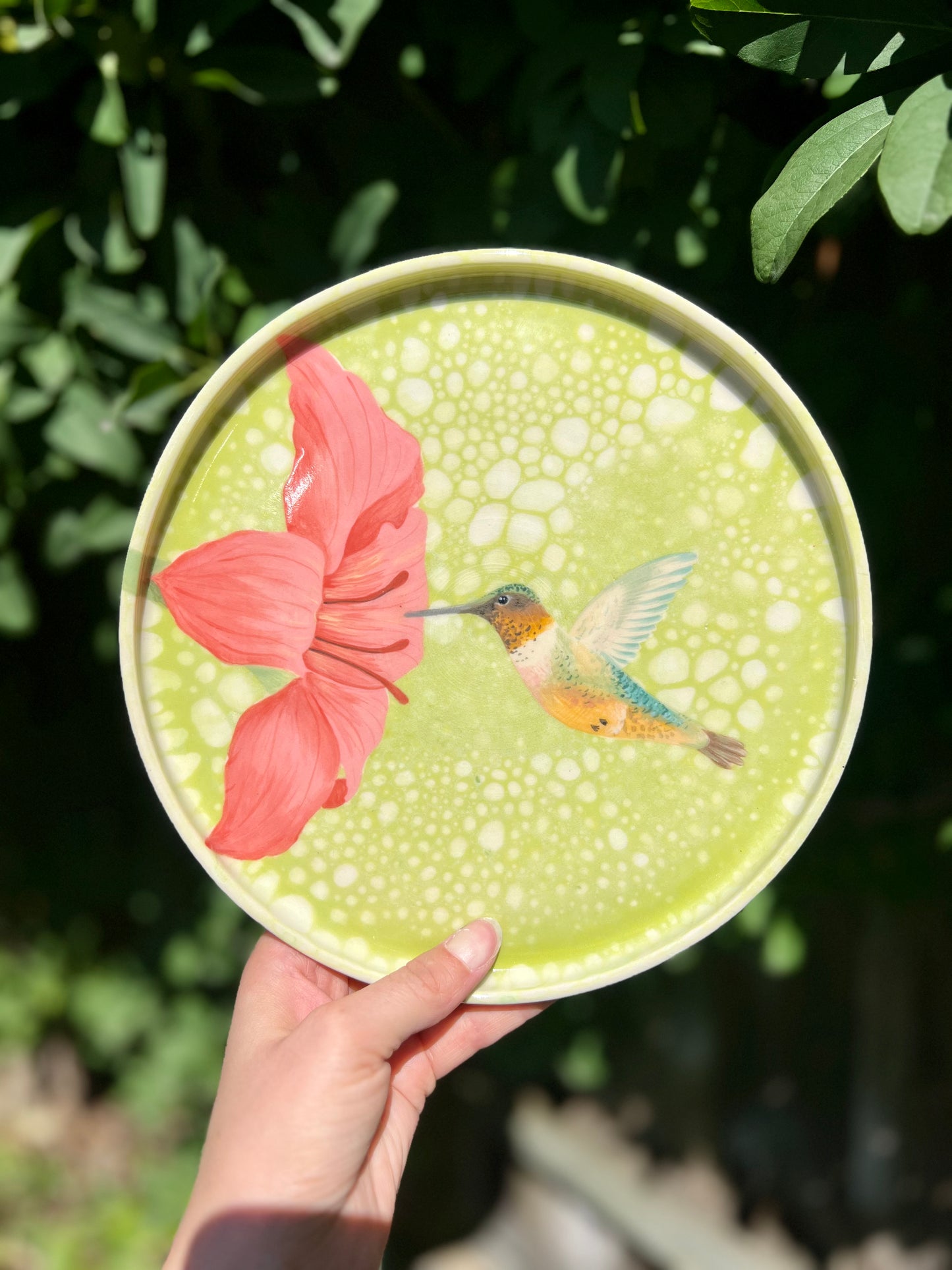 Hummingbird Plate