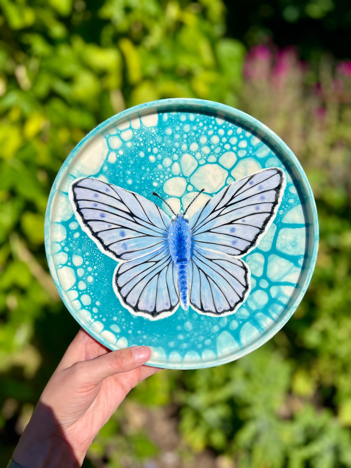 Koa Butterfly Plate