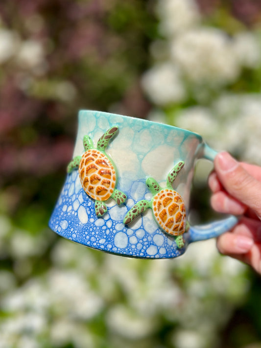 Double Honu Bubble Diner Mug (15oz)