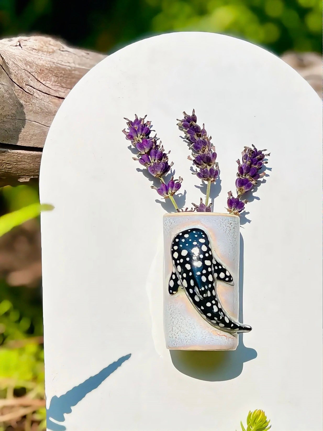 Whale Shark Vase Fridge Magnet