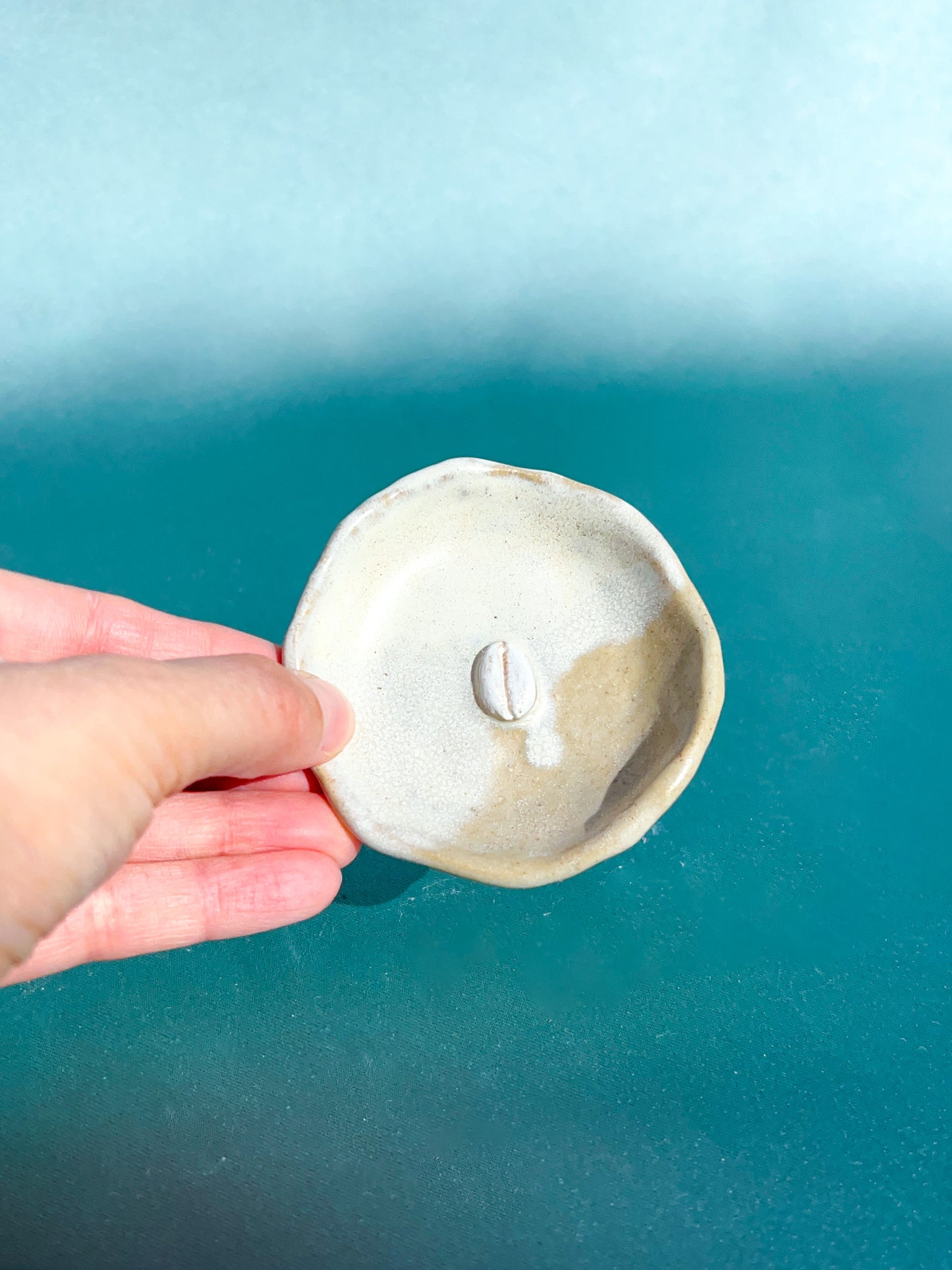 Frothy Cowrie Pinch Plate