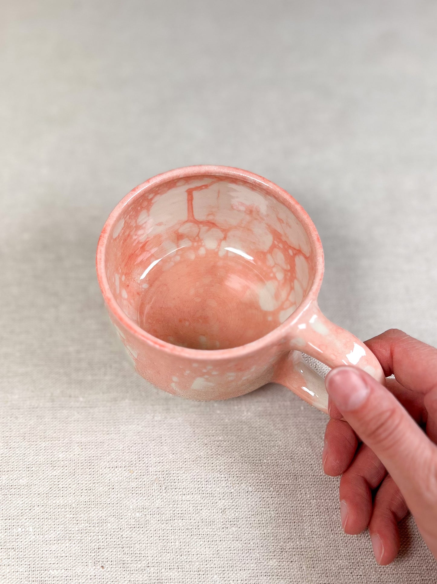 Coral Bubble Coffee Mugs