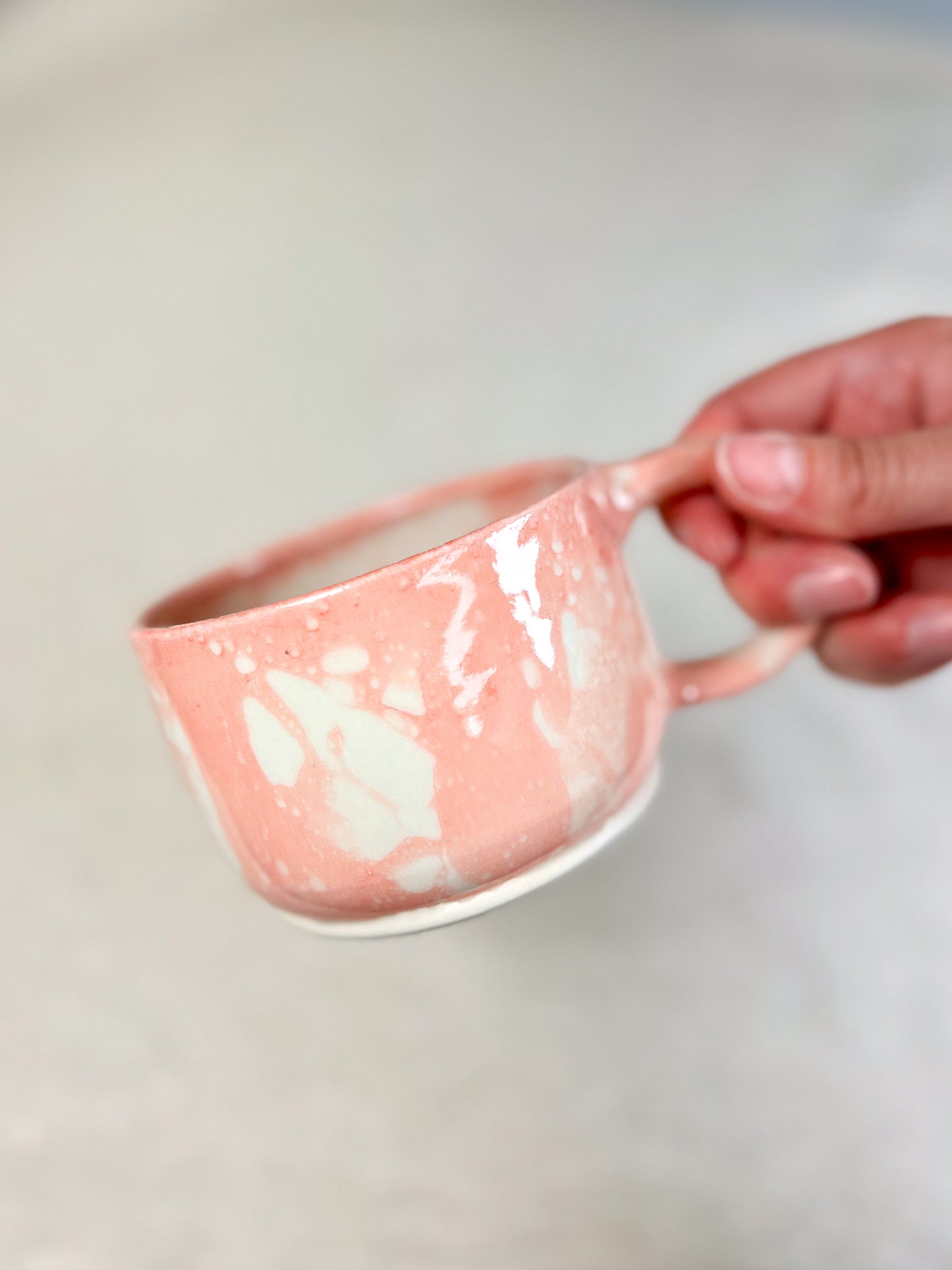 Coral Bubble Coffee Mugs