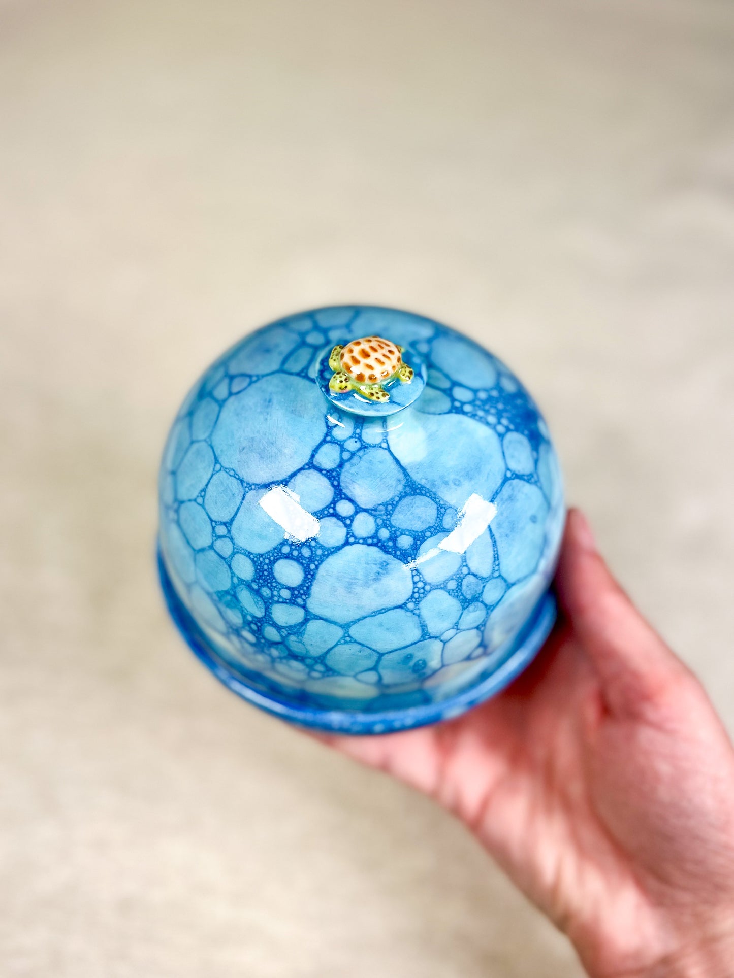 Honu Ocean Butter Dish (oopsie)