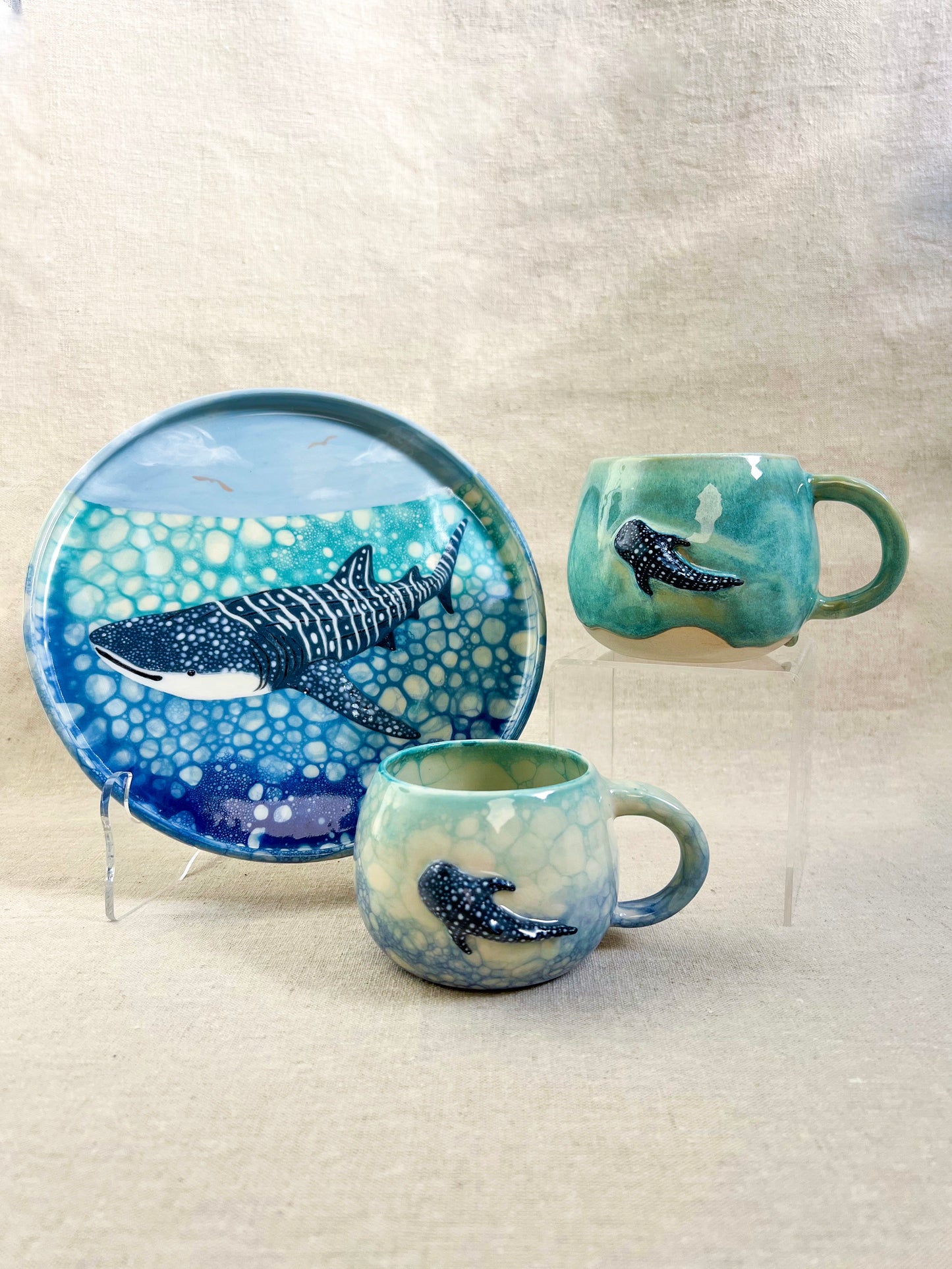 Whale Shark Plate (PREORDER) **Ready mid-November**