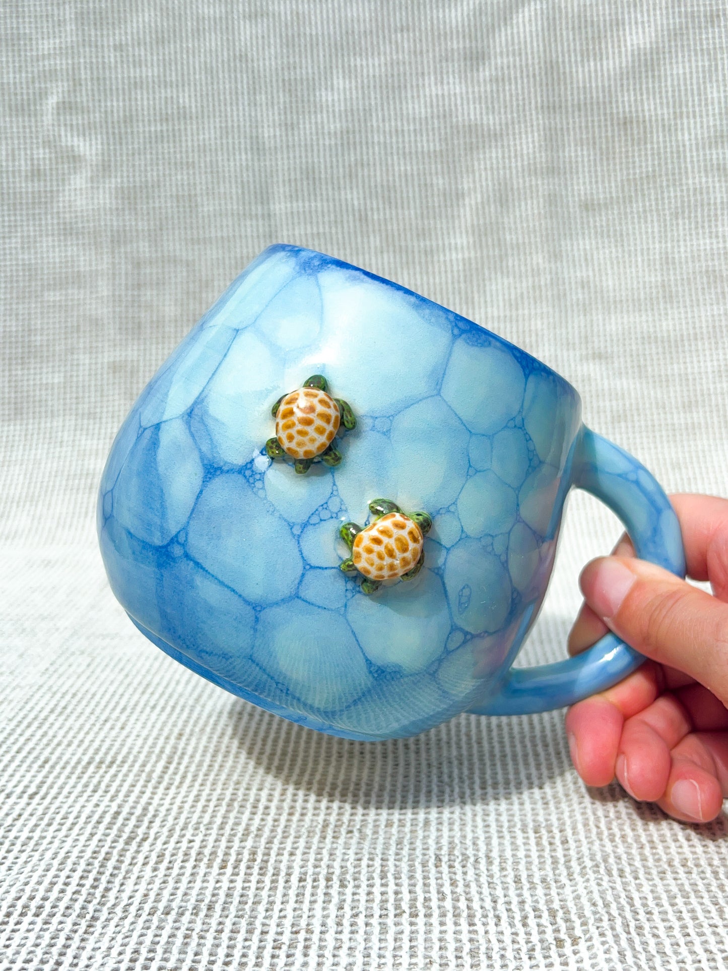 Double Honu Ocean Mug
